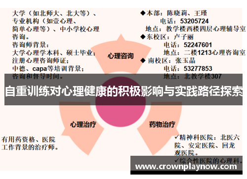 自重训练对心理健康的积极影响与实践路径探索